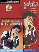 JOHN SEBASTIAN TEACHES BLUES HARMONICA BK/DVD cover